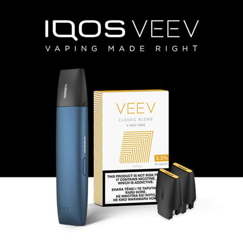 Iqos veev pods  VEEV Pods are available in single packs (2 pods per pack) or cartons (5 packs containing 2 pods each)
